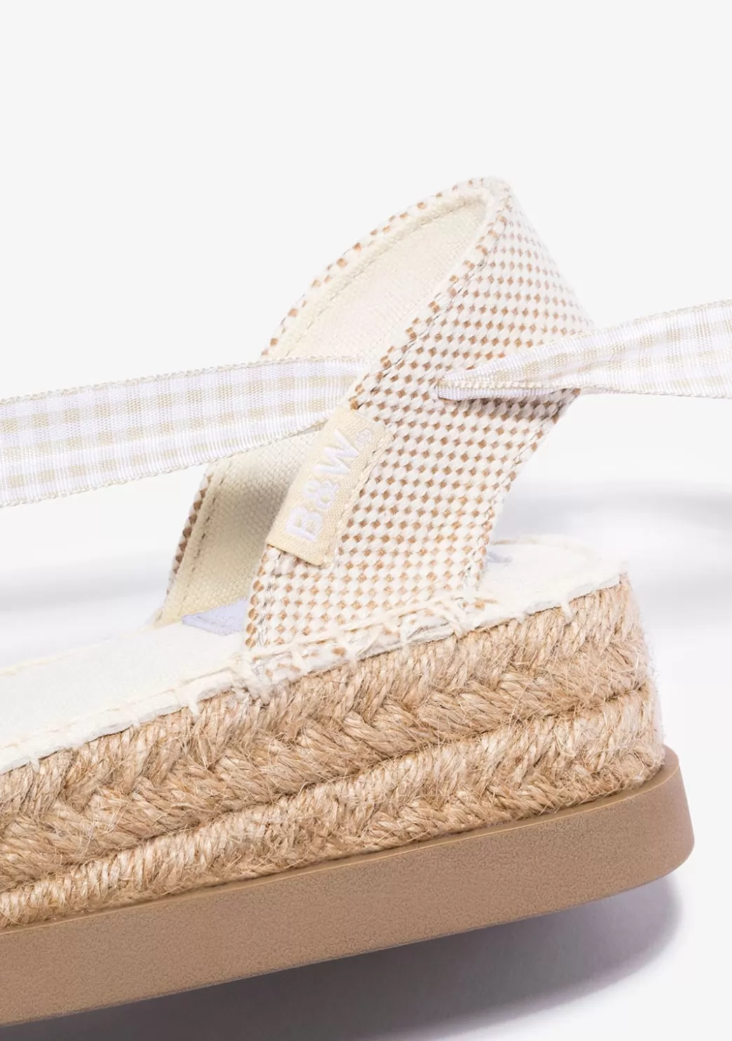 Sale Alpargatas De Niña Cuña Metalizado Oro B&W Alpargatas | Alpargatas