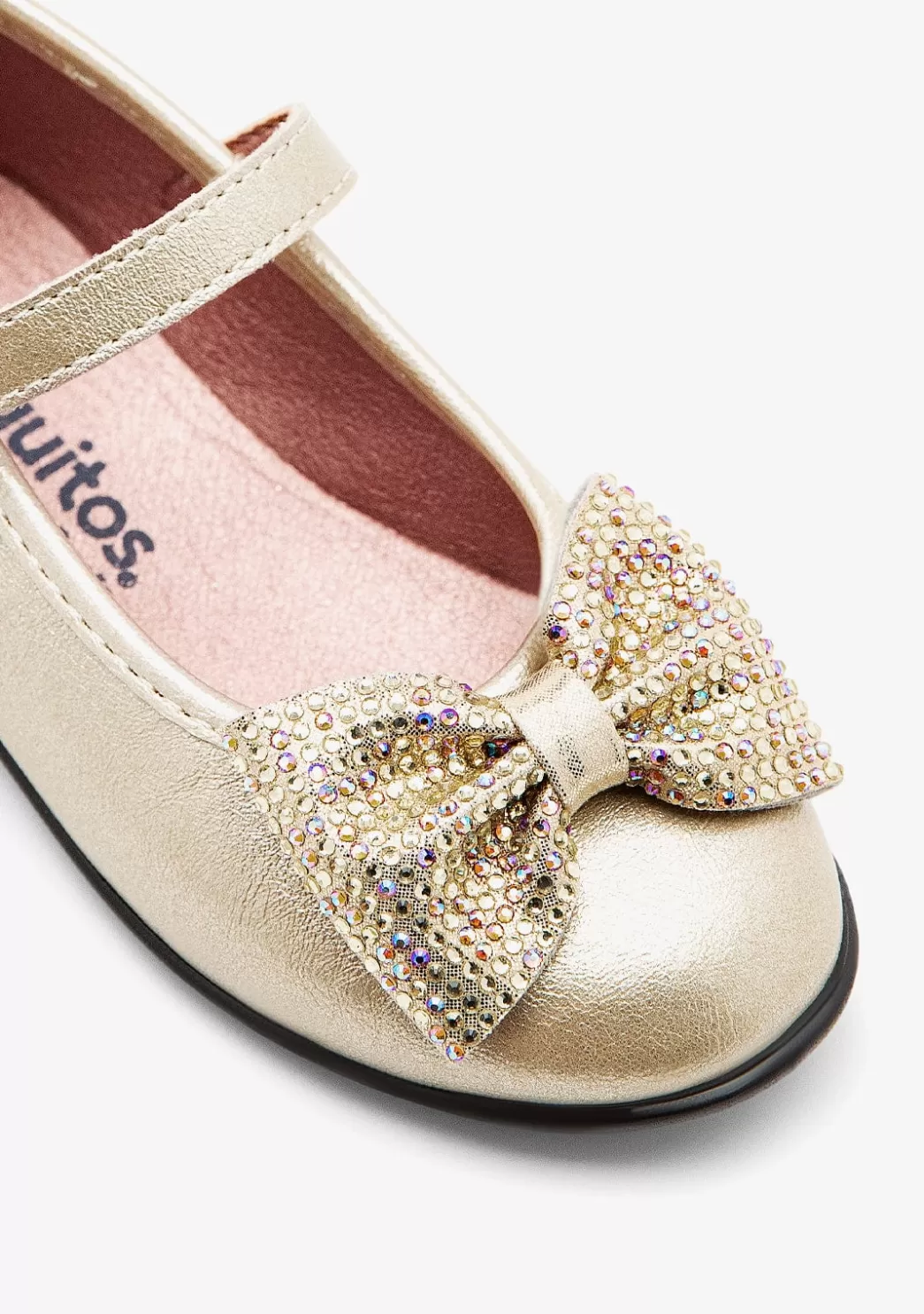 bailarinas_hebilla_lazo_dorado_3.webp Best Sale Bailarinas Hebilla Lazo Dorado Bailarinas | Zapatos De Ceremonia