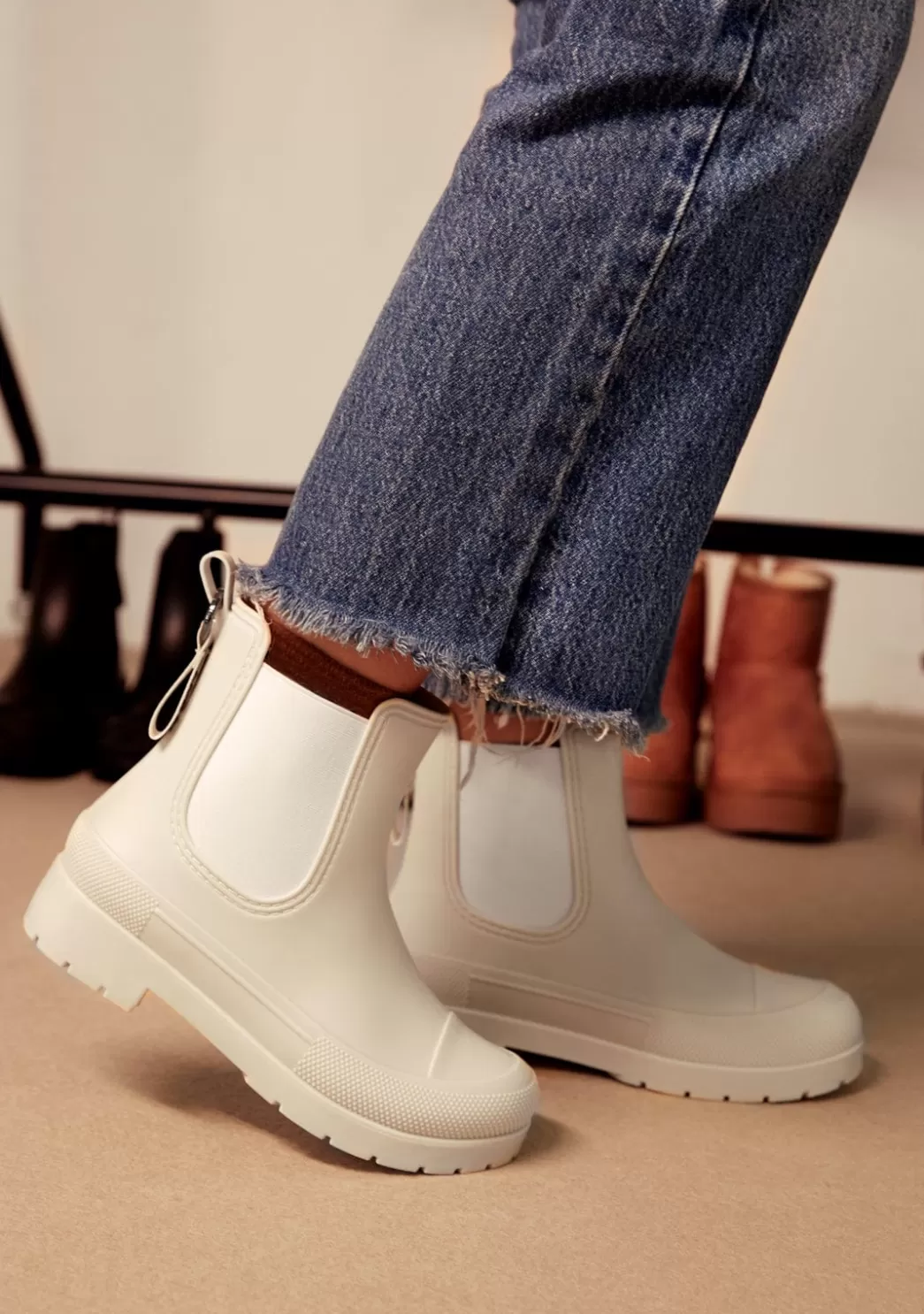 botas_de_agua_unisex_beige_bw_7.webp Outlet Botas De Agua Unisex Beige B&W Botas | Botas De Agua