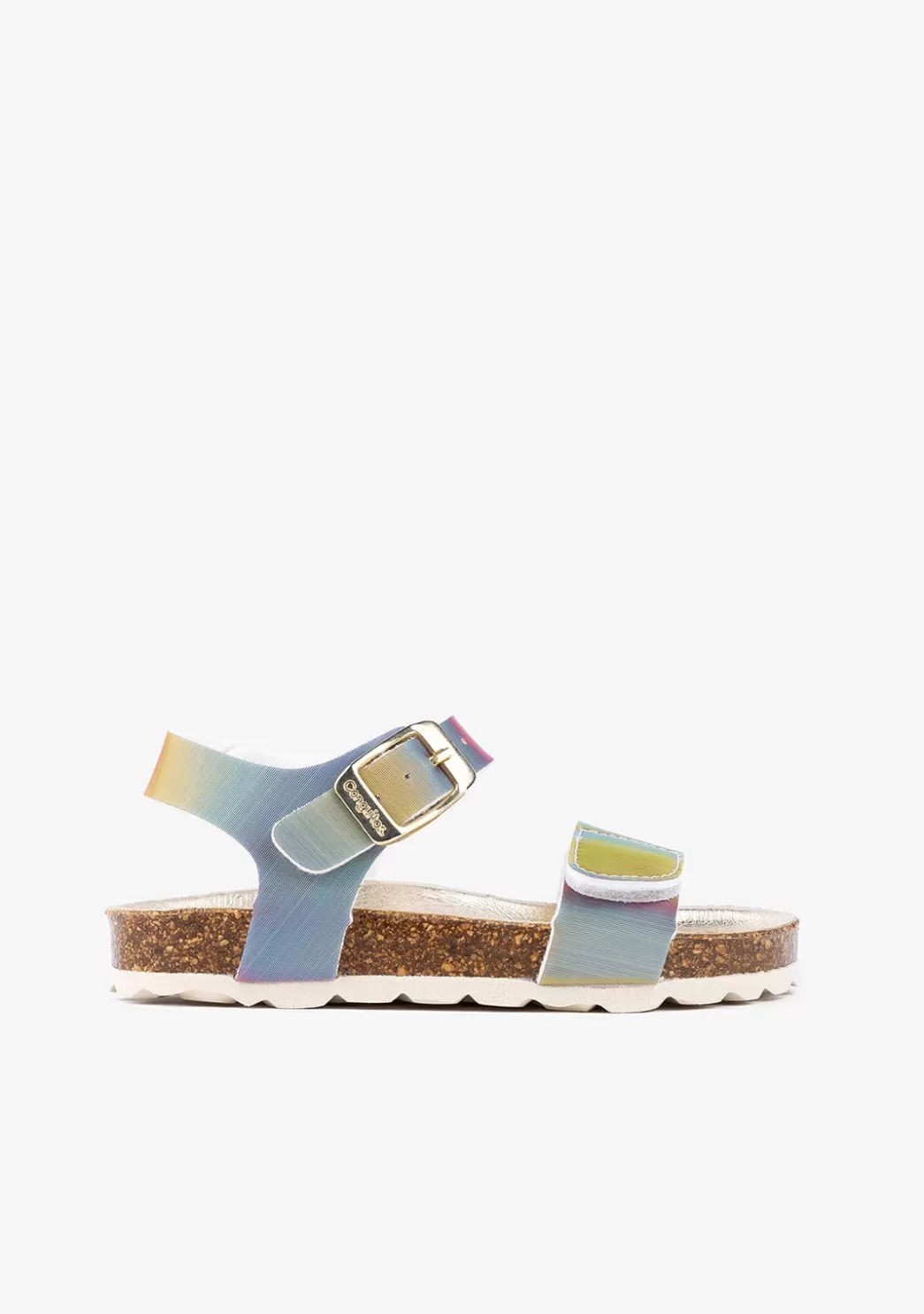 Best Sandalias De Niña Bio Iridiscente Multicolor Sandalias Bio | Sandalias