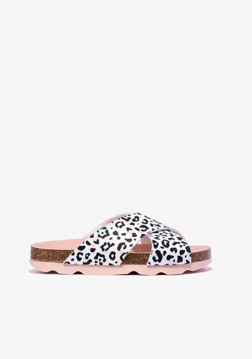 Shop Sandalias De Niña Bio Multicolor Leopardo B&W Sandalias | Sandalias Bio