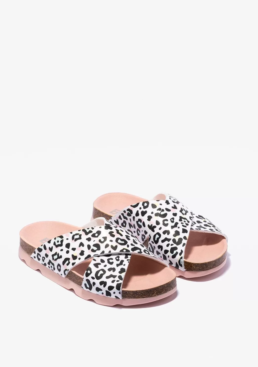 Shop Sandalias De Niña Bio Multicolor Leopardo B&W Sandalias | Sandalias Bio