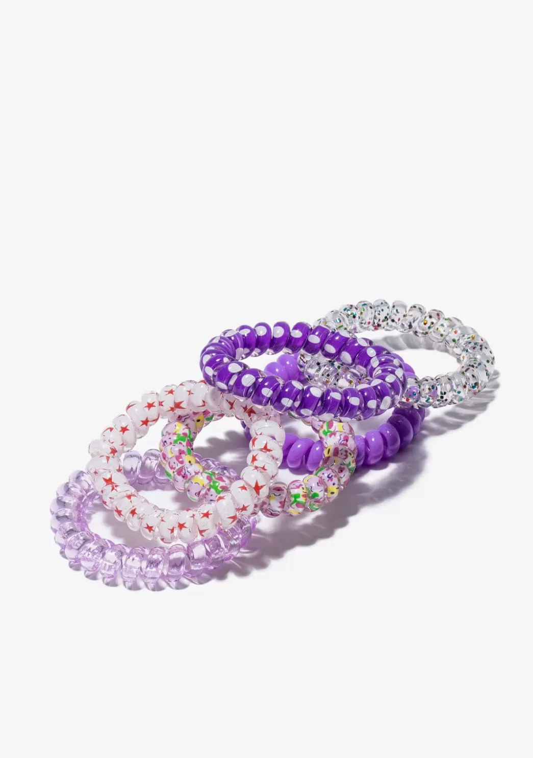 set_coleteros_espiral_malva_3.webp Best Set Coleteros Espiral Malva Para El Pelo