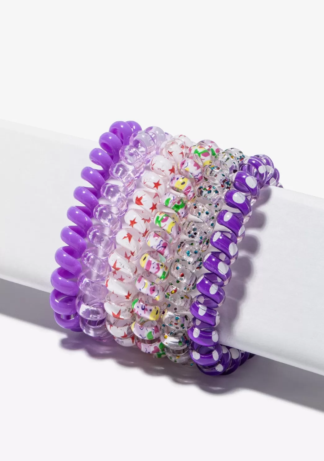 set_coleteros_espiral_malva_4.webp Best Set Coleteros Espiral Malva Para El Pelo