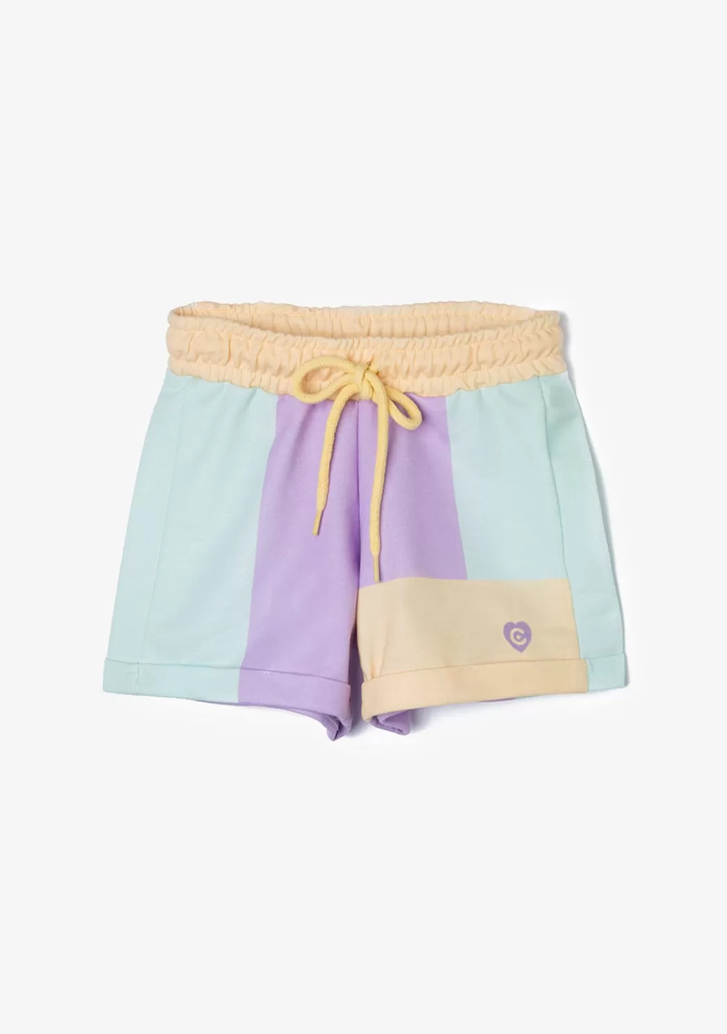 Cheap Short Deportivo De Niña Liso Patchwork Multicolor Shorts