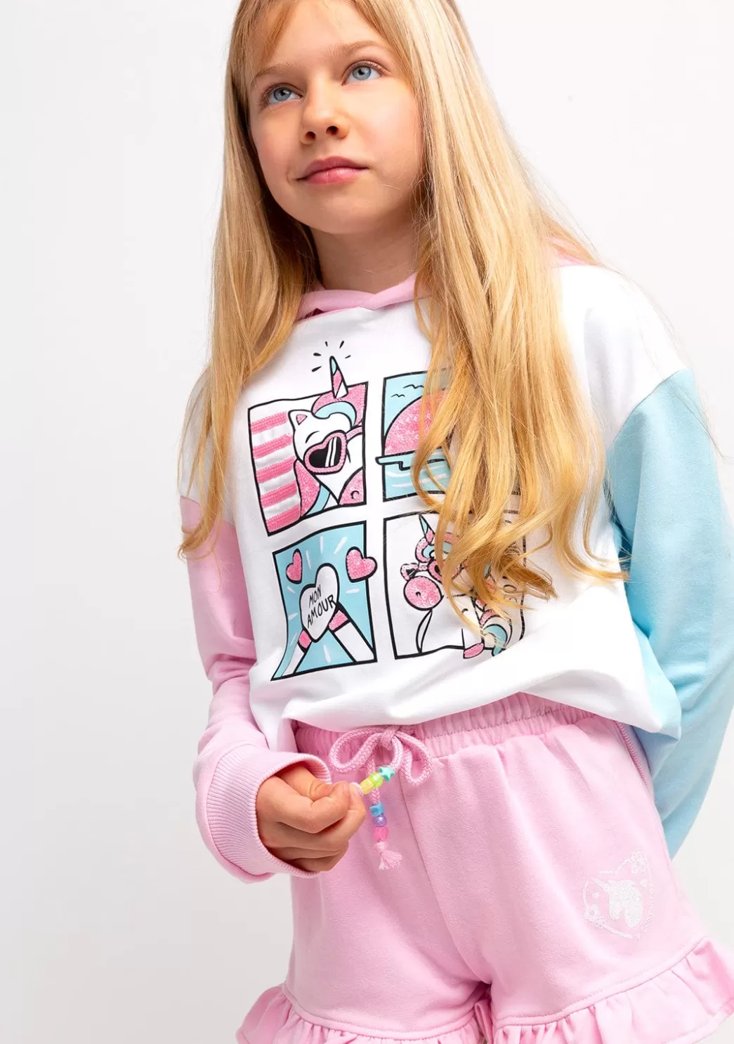Sale Sudadera Niña Lentejuelas Unicornio Multicolor Sudaderas