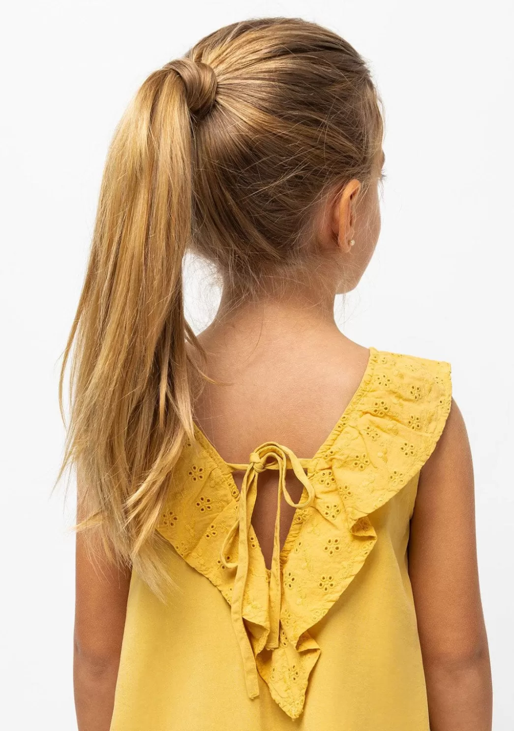 vestido_de_nia_tencel_mostaza_3.webp Cheap Vestido De Niña Tencel Mostaza Vestidos De Verano | Vestidos