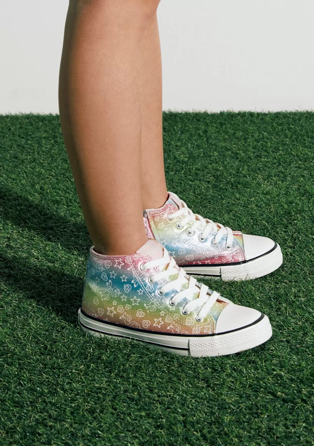 Cheap Zapatillas Altas Brillo En La Oscuridad Multicolor Zapatillas | Zapatillas