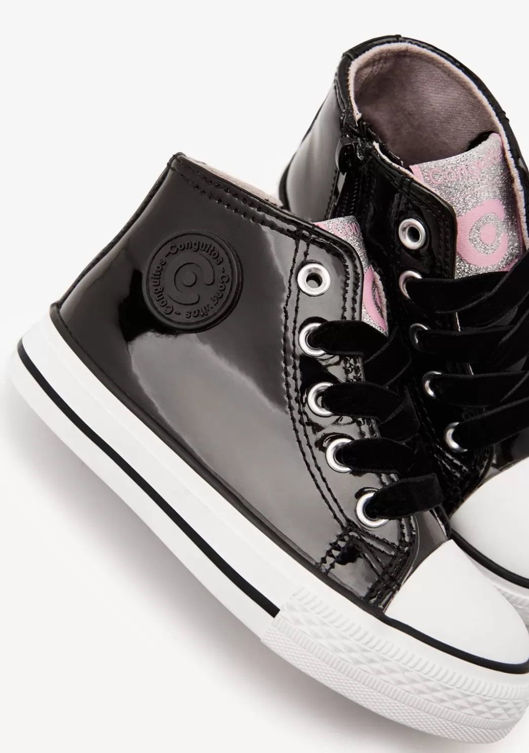 zapatillas_altas_charol_negro_3.webp Shop Zapatillas Altas Charol Negro Zapatillas | Zapatillas