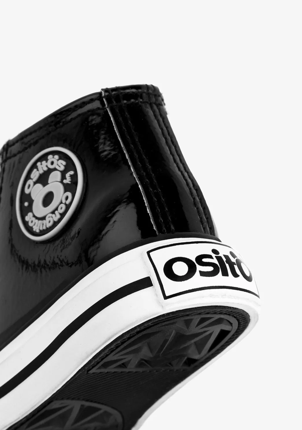 zapatillas_altas_de_beb_charol_negro_4.webp Sale Zapatillas Altas De Bebé Charol Negro Zapatillas | Zapatillas