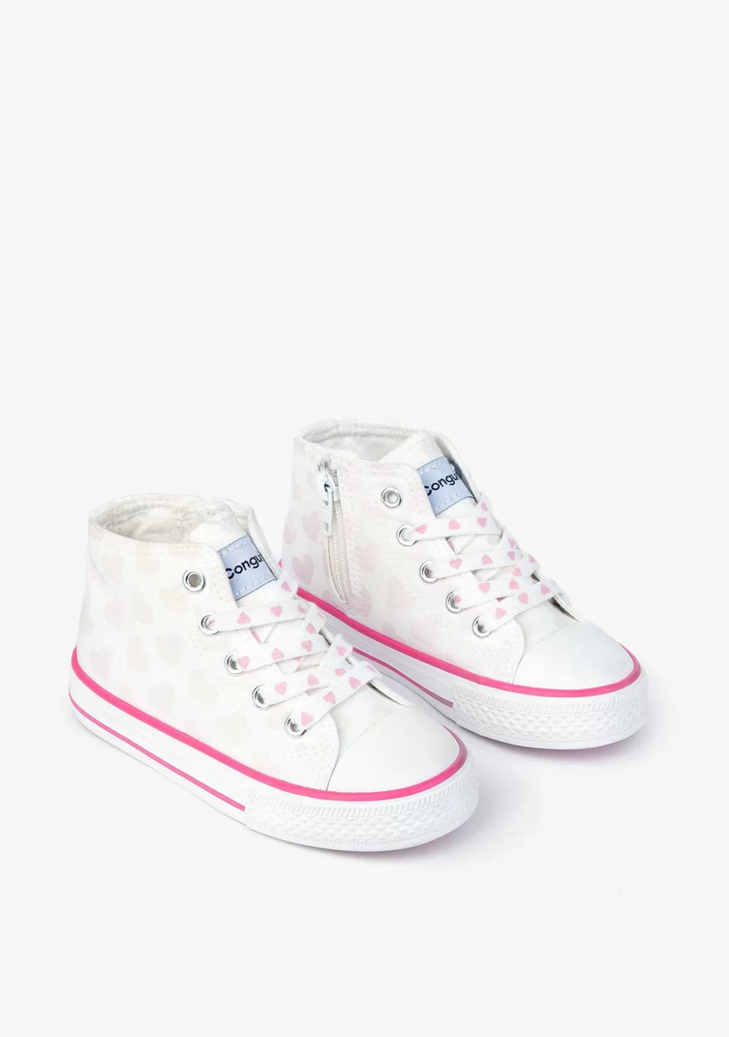 zapatillas_altas_de_nia_solares_blanco_4.webp Best Sale Zapatillas Altas De Niña Solares Blanco Zapatillas