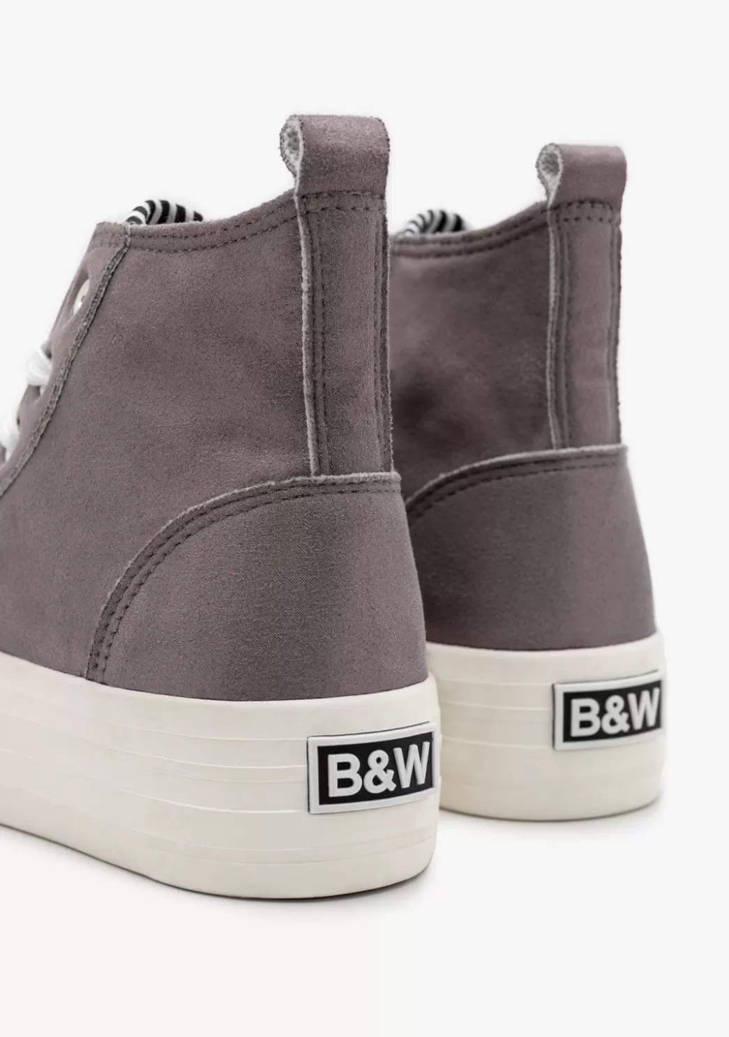 zapatillas_altas_de_pewter_brillante_bw_3.webp New Zapatillas Altas De Pewter Brillante B&W Zapatillas | Zapatillas