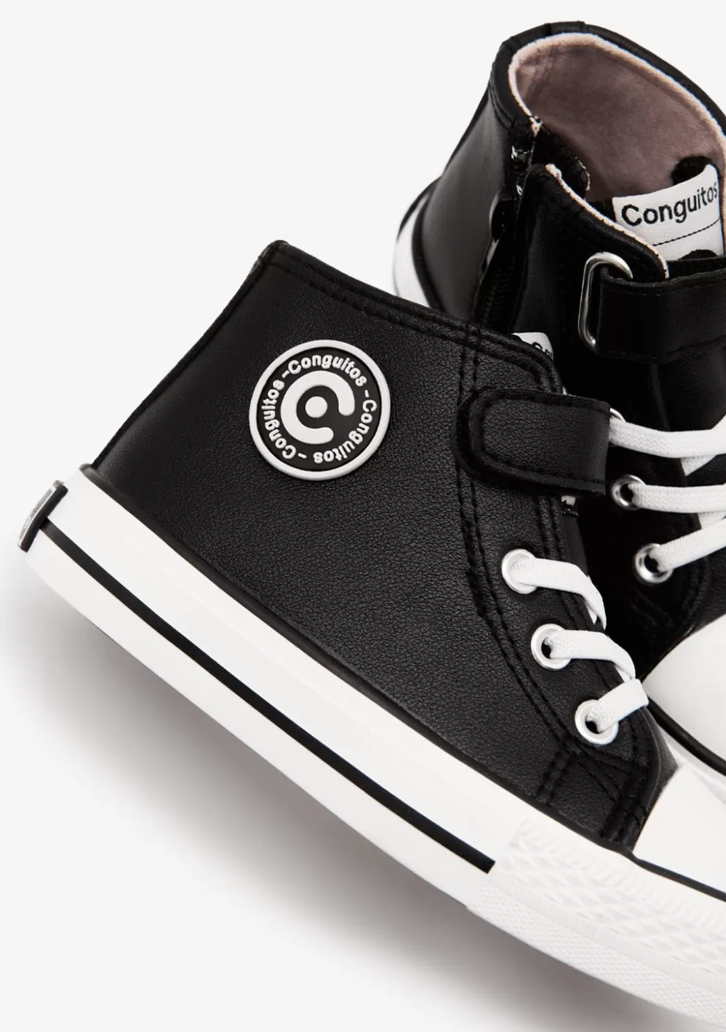 zapatillas_altas_unisex_tira_adherente_napa_negro_3.webp Fashion Zapatillas Altas Unisex Tira Adherente Napa Negro Zapatillas | Zapatillas