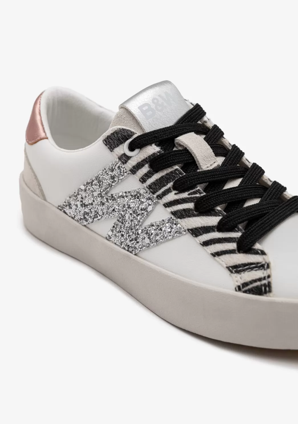 zapatillas_bajas_glitter_cebra_bw_3.webp Cheap Zapatillas Bajas Glitter Cebra B&W Zapatillas | Zapatillas