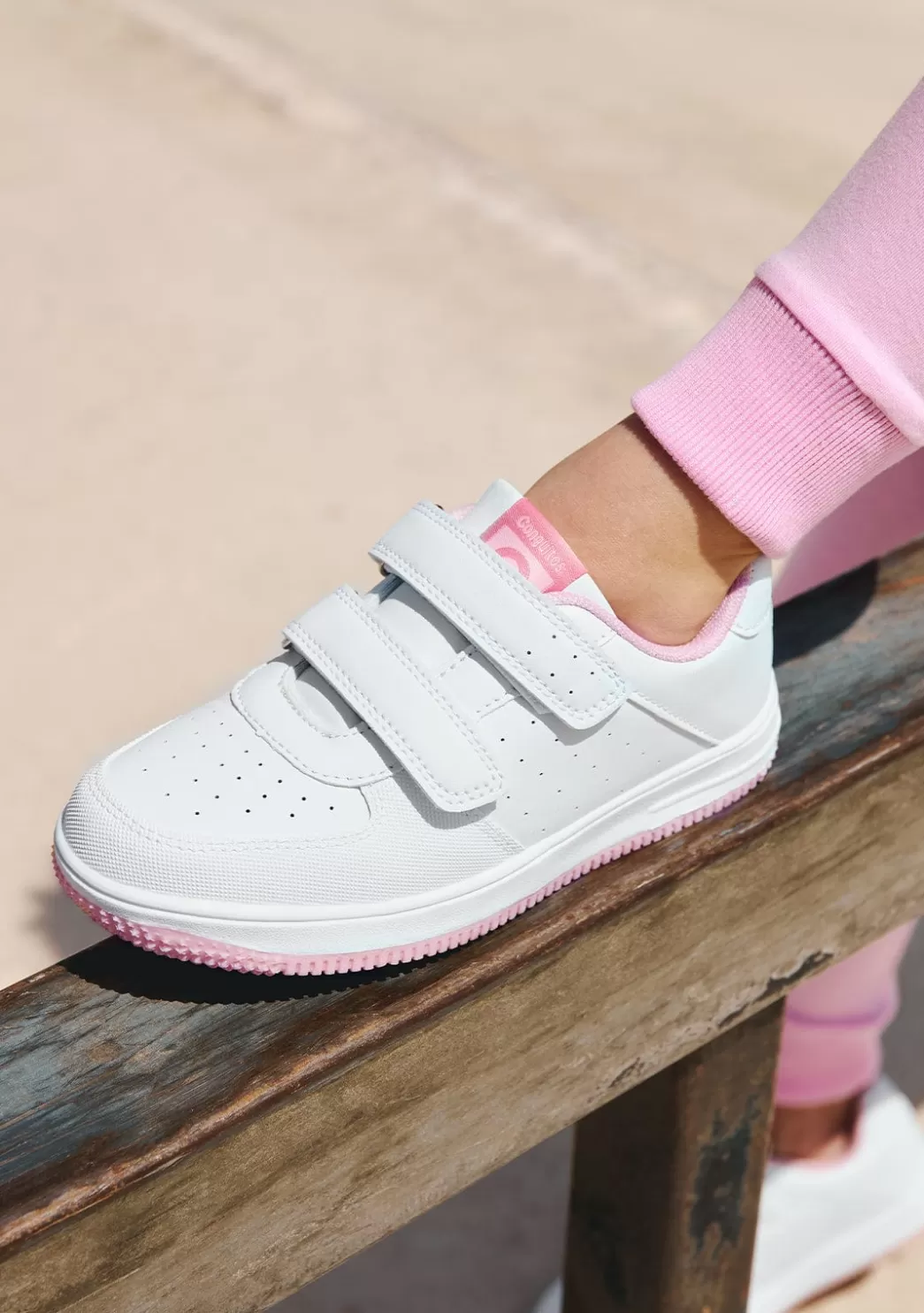 zapatillas_unisex_blanco__rosa_6.webp Cheap Zapatillas Unisex Blanco / Rosa Zapatillas | Colegiales